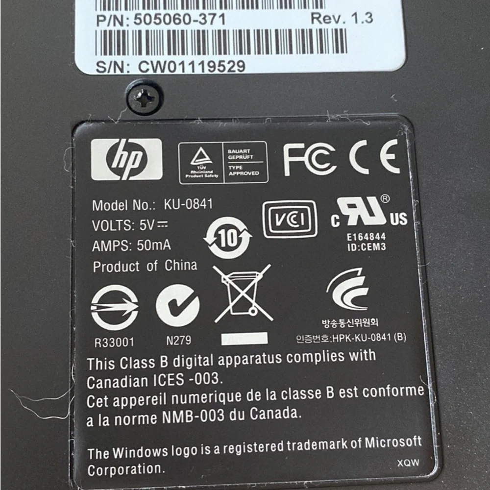 HP keyboard